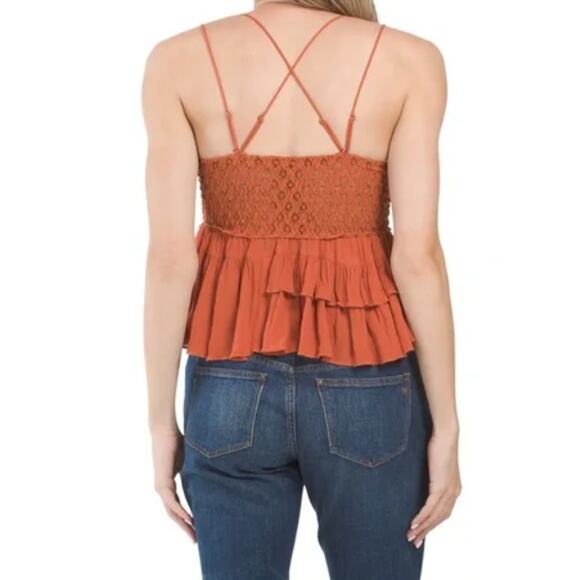 Free People Adella Lace Camisole Top - Picture 4 of 11